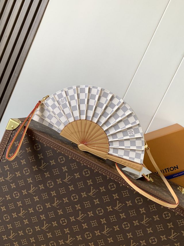 Louis vuitton original damier azur LV fan M14804