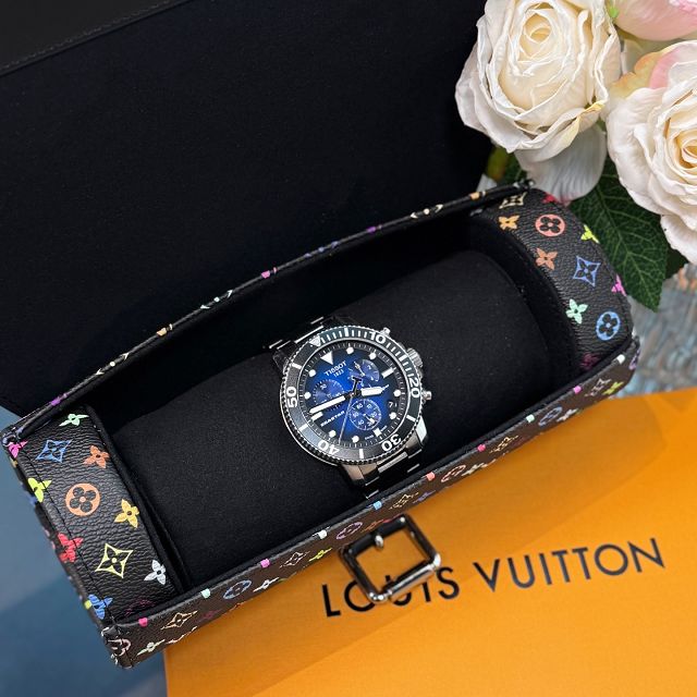 Louis vuitton original monogram canvas watch case M47530