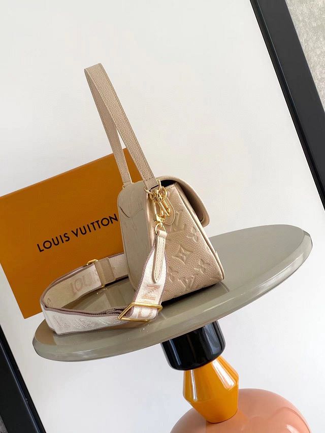 Louis vuitton original calfskin diane satchel M13231 dune