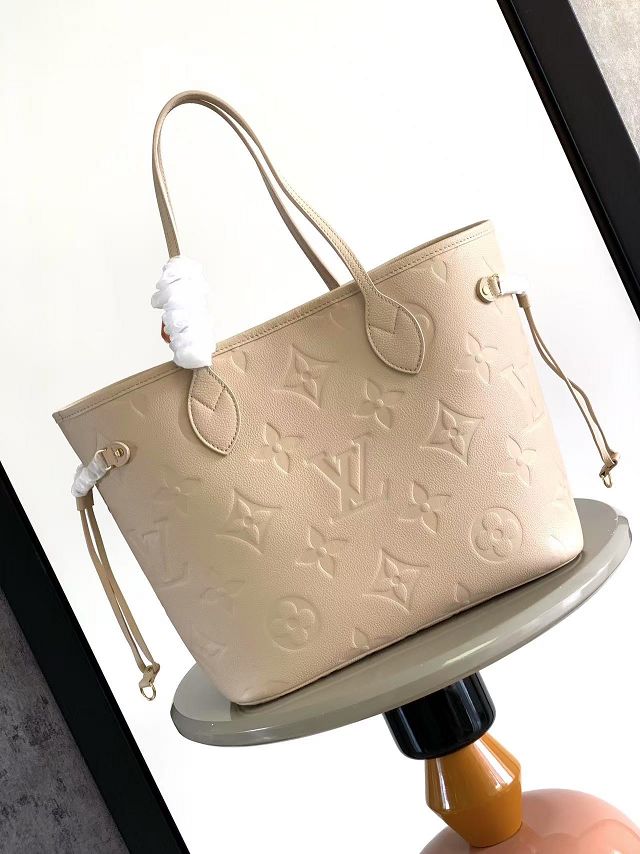 Louis vuitton original calfskin neverfull mm M45686 dune