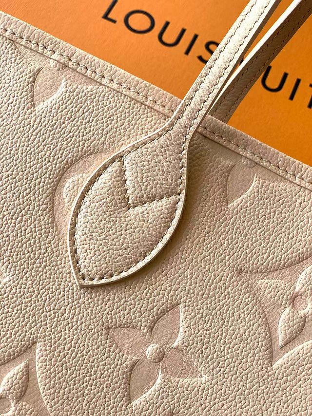 Louis vuitton original calfskin neverfull mm M45686 dune