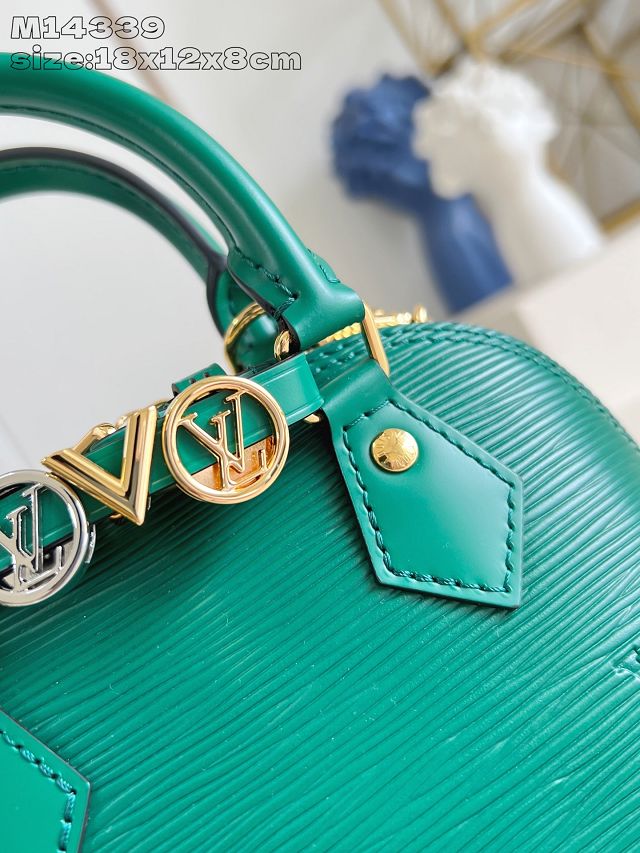 Louis vuitton original epi leather nano alma M14339 green