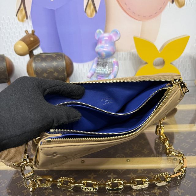 Louis vuitton original lambskin coussin pm bag M21261 apricot