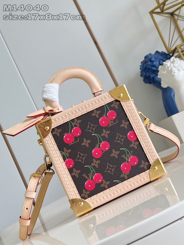 Louis vuitton original monogram canvas mini square trunk M14040