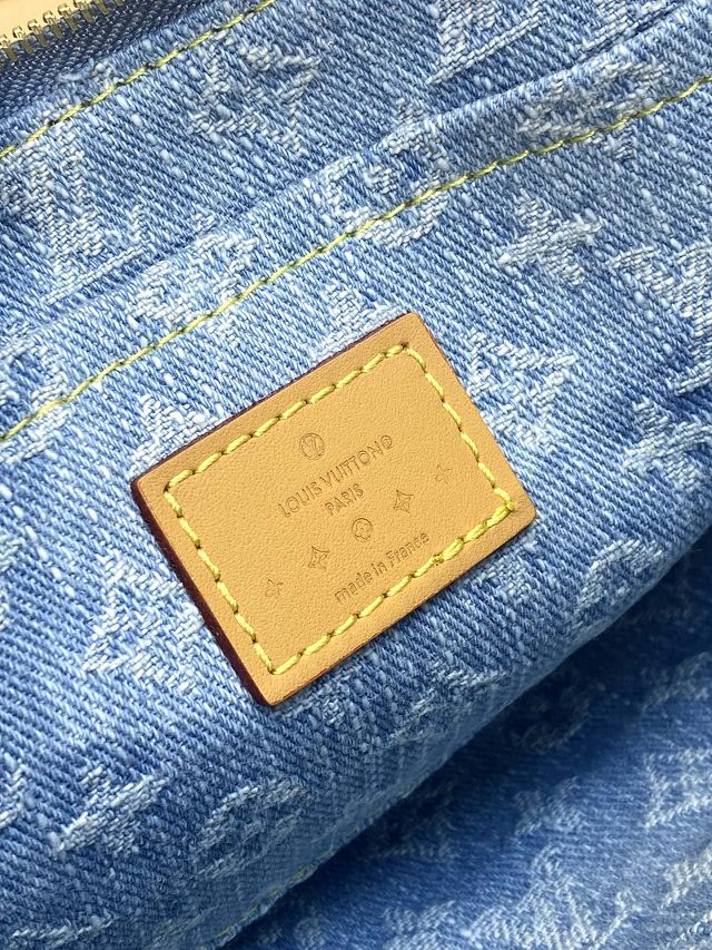 Louis vuitton original denim pochette accessoires M40712 blue