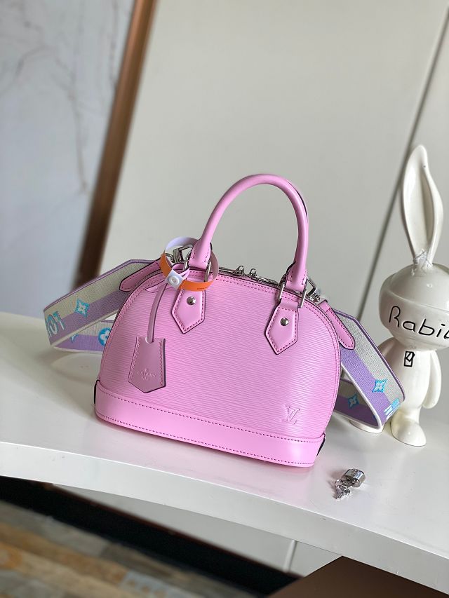 Louis vuitton original epi leather alma BB M22213 purple