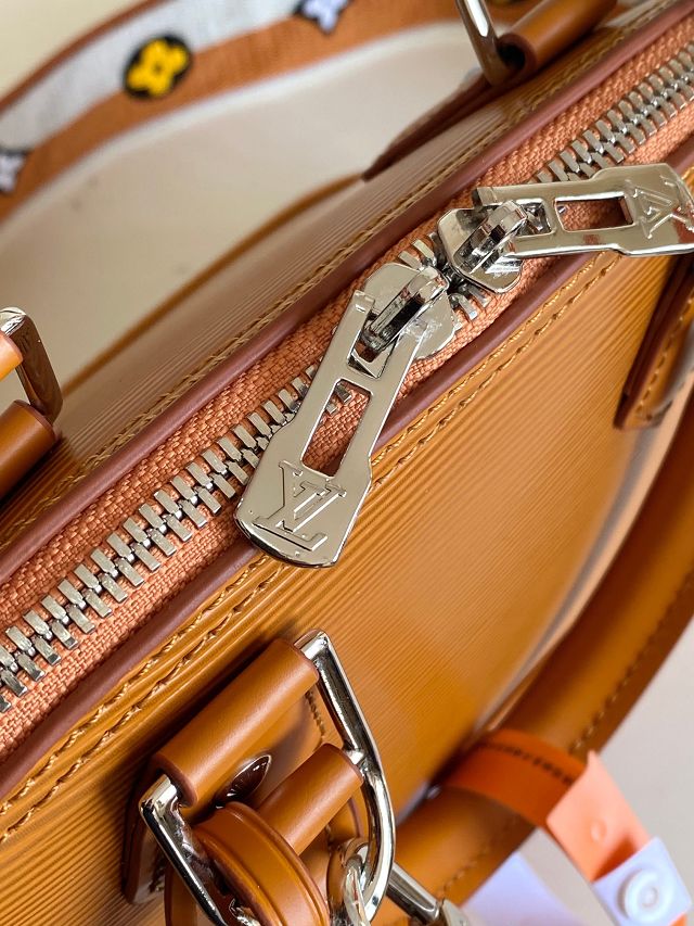Louis vuitton original epi leather alma BB M57540 brown