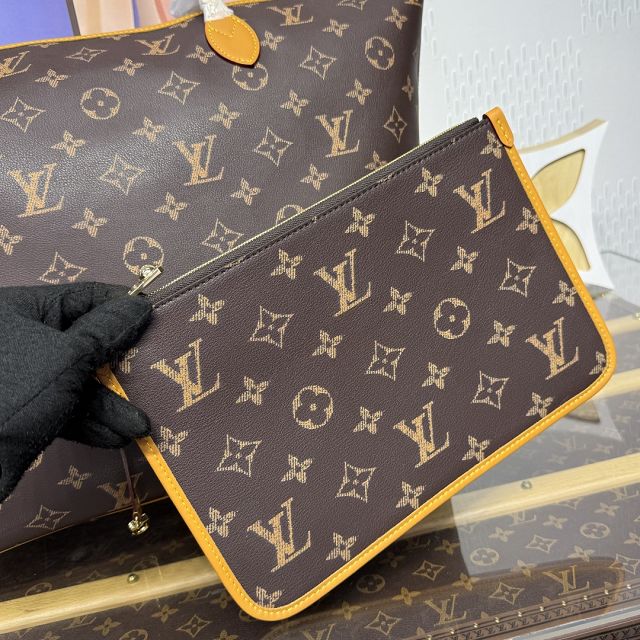 Louis vuitton origianl monogram calfskin nevereverfull M14023