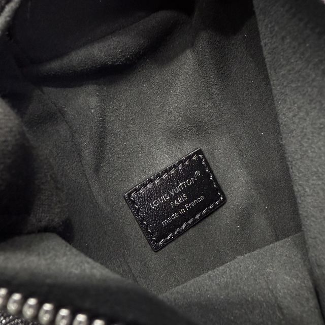 Louis vuitton original calfskin side trunk MM M15195 black