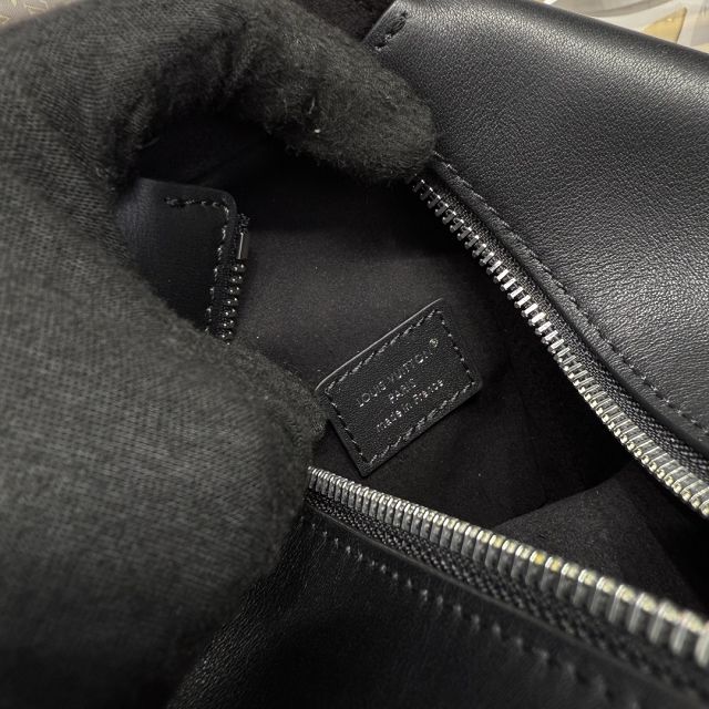 Louis vuitton original calfskin side trunk MM M25568 black