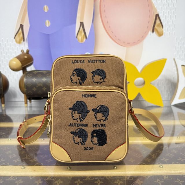 Louis vuitton original canvas amazon bag M25866 brown