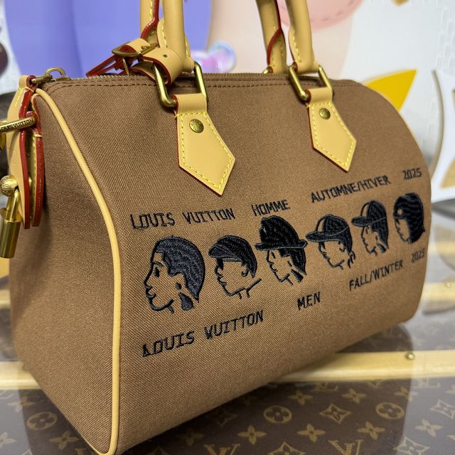 Louis vuitton original canvas speedy 25 M15218 brown