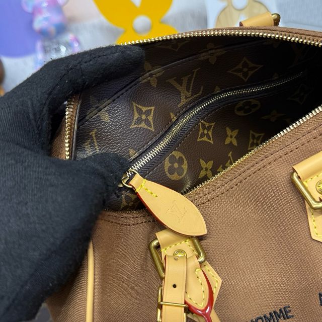 Louis vuitton original canvas speedy 25 M15218 brown