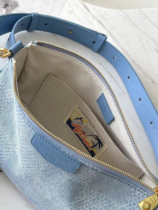 Louis vuitton original denim  Pochette Accessoire N00204 blue