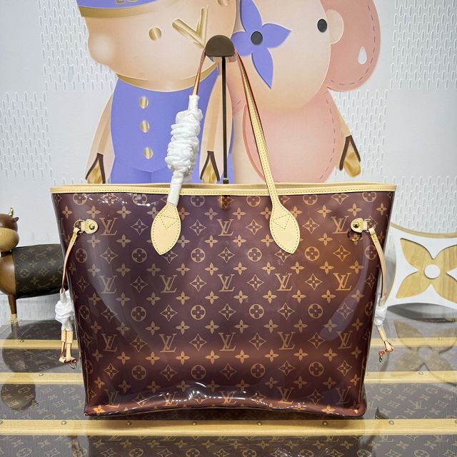 Louis vuitton original monogram PVC neverfull GM M14491 red