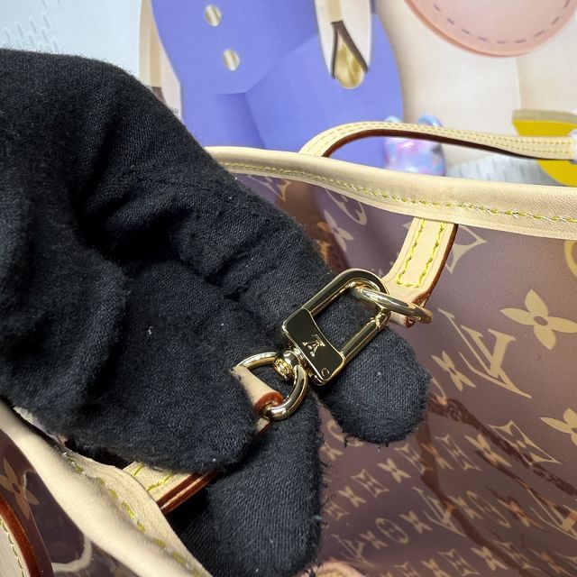 Louis vuitton original monogram PVC neverfull GM M14491 red