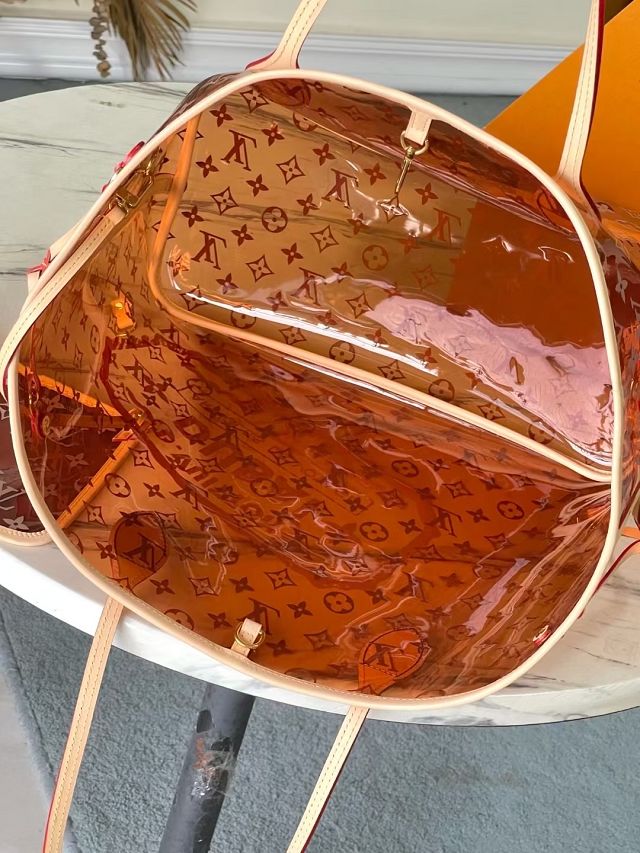 Louis vuitton original monogram PVC neverfull GM M14491 yellow