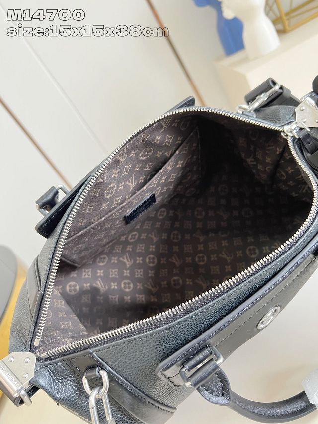 Louis vuitton original calfskin LV biker MM M14700 black