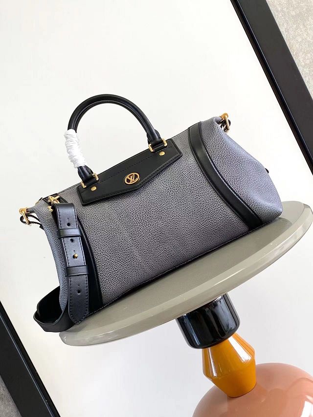 Louis vuitton original calfskin LV biker MM M14702 dark denim