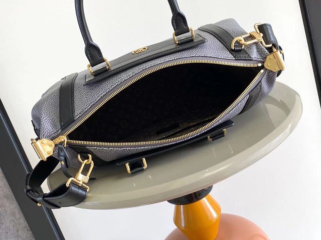 Louis vuitton original calfskin LV biker MM M14702 dark denim