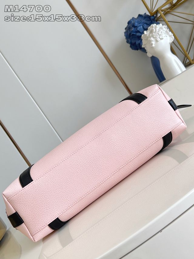 Louis vuitton original calfskin LV biker MM M26563 pink