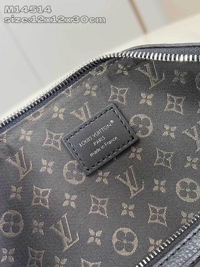 Louis vuitton original calfskin LV biker PM M14514 black