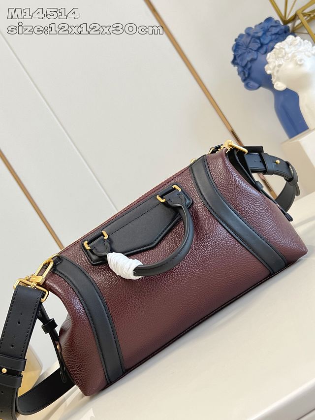 Louis vuitton original calfskin LV biker PM M14514 mahogany