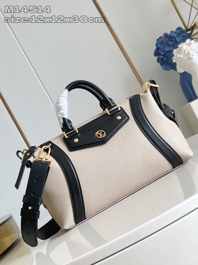 Louis vuitton original calfskin LV biker PM M14721 light grey