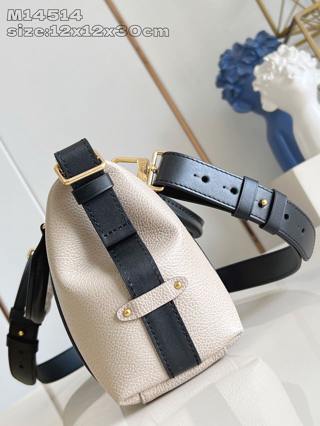 Louis vuitton original calfskin LV biker PM M14721 light grey