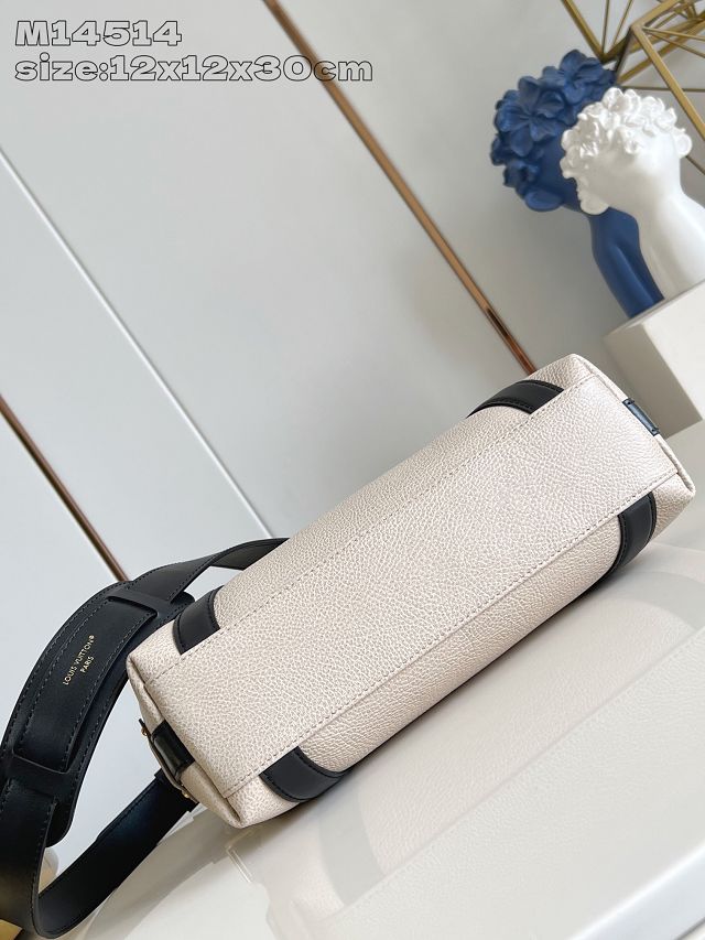 Louis vuitton original calfskin LV biker PM M14721 light grey