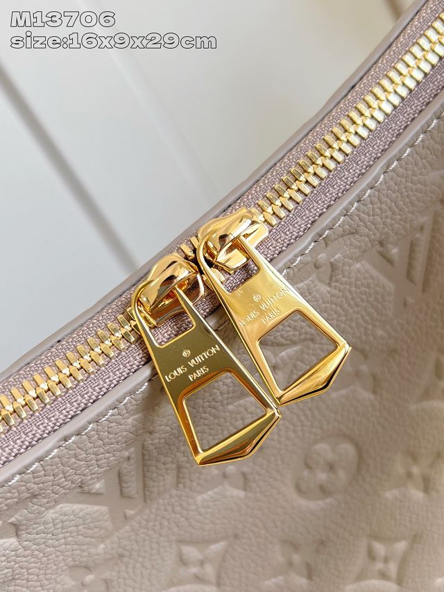 Louis vuitton original calfskin boulogne GM bag M25854 grey