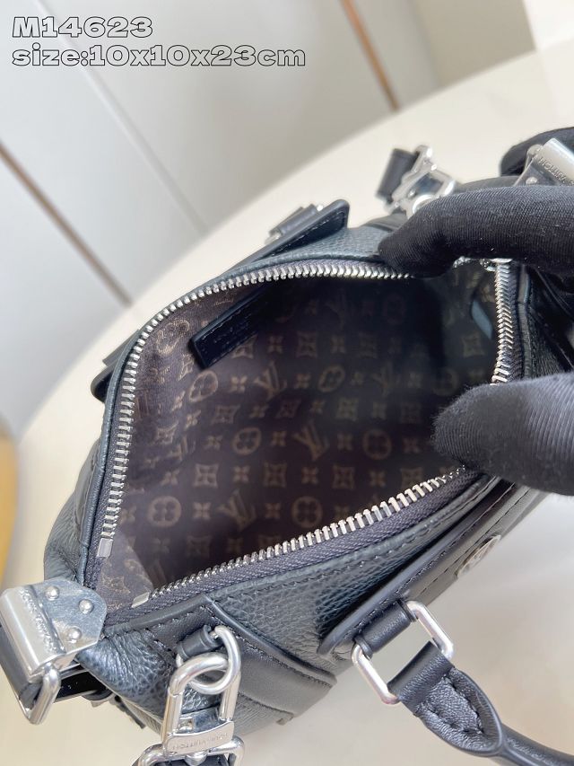 Louis vuitton original calfskin nano LV biker M14623 black