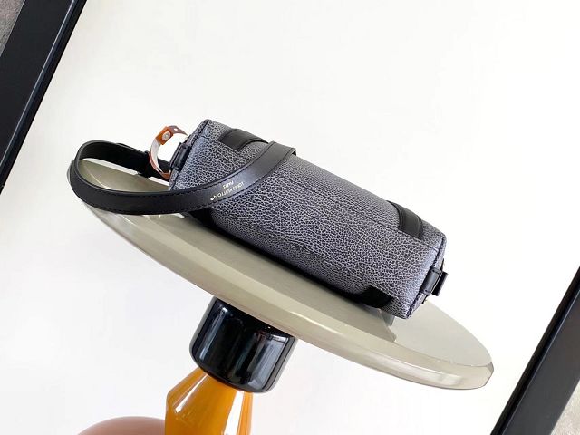 Louis vuitton original calfskin nano LV biker M14623 dark denim