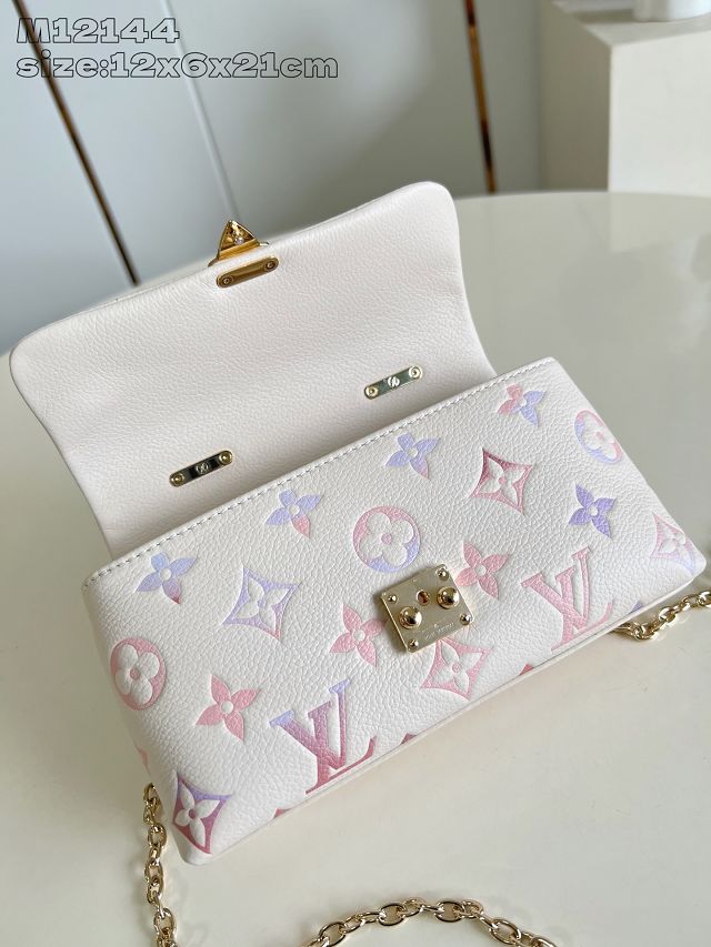 Louis vuitton original calfskin nano madeleine bag M25596 dream beige