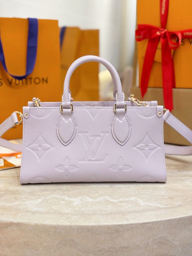 Louis vuitton original calfskin onthego east west M15192 light purple