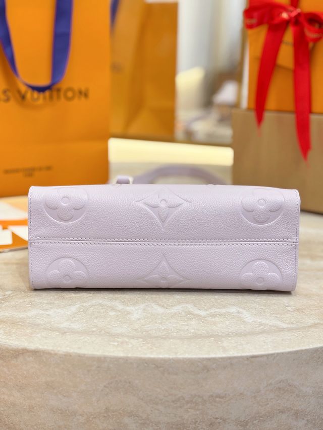 Louis vuitton original calfskin onthego east west M15192 light purple