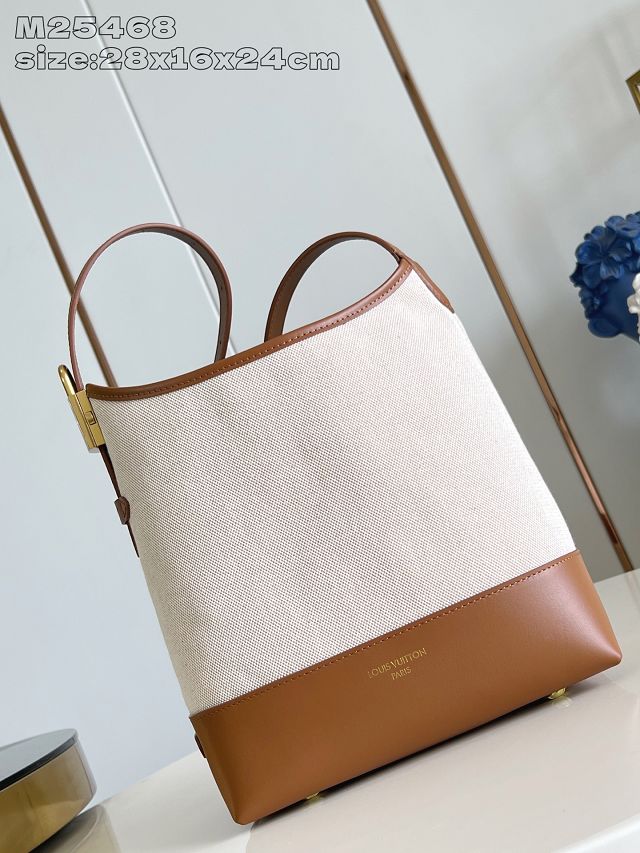 Louis vuitton original cotton low key hobo PM M25468 brown