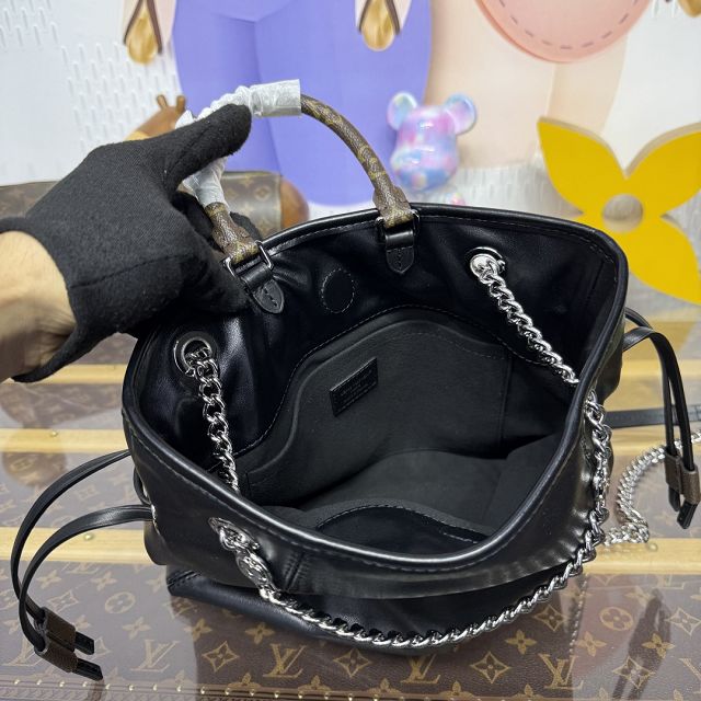 Louis vuitton original lambskin off duty backpack M25522 black