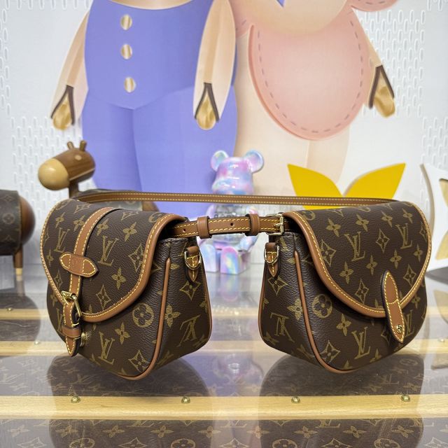 Louis vuitton original monogram canvas duo BB bumbag M26592