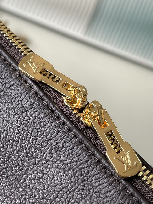 Louis vuitton original calfskin express travel MM M26397 dark brown