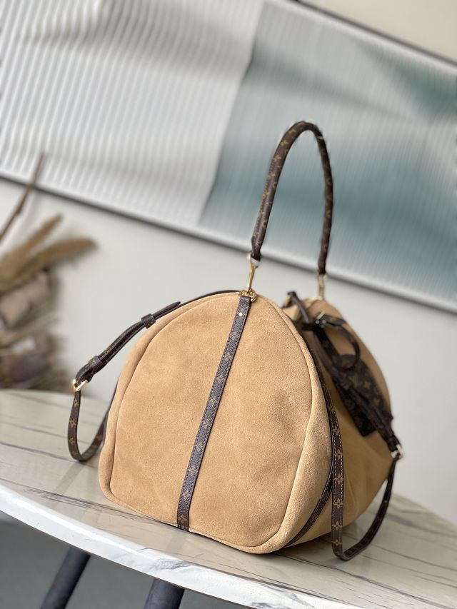 Louis vuitton original suede calfskin express travel GM M26451 brown