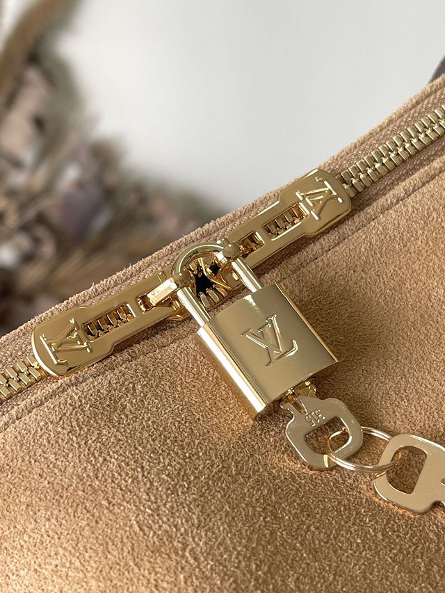 Louis vuitton original suede calfskin express travel GM M26451 brown