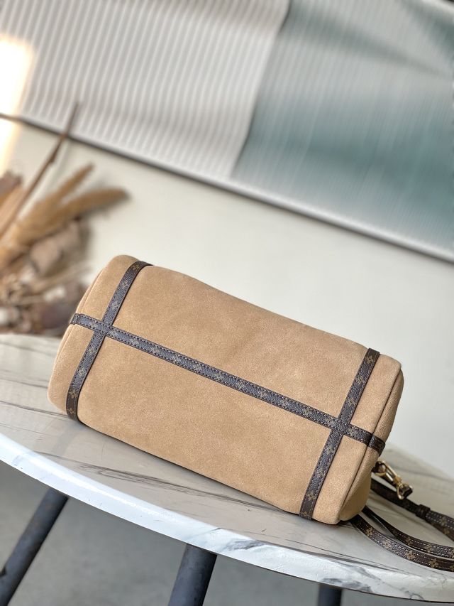 Louis vuitton original suede calfskin express travel MM M26358 hazelnut