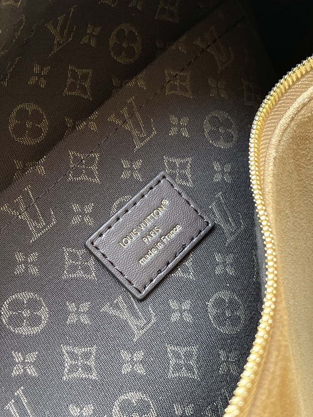 Louis vuitton original suede calfskin express travel MM M26358 hazelnut