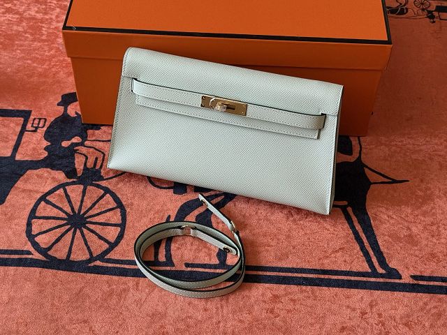 Hermes original madame leather kelly elan KE0028 vert fizz