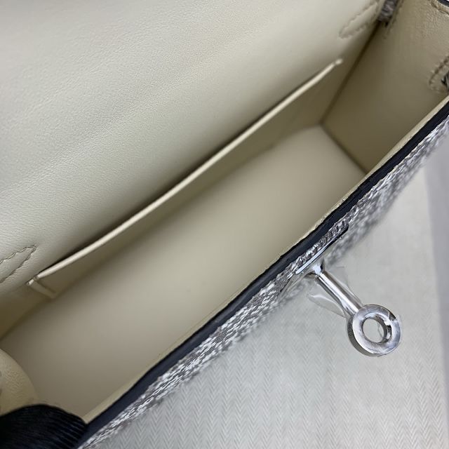 Hermes handmade genuine 100% lizard leather kelly 19 bag K0019 