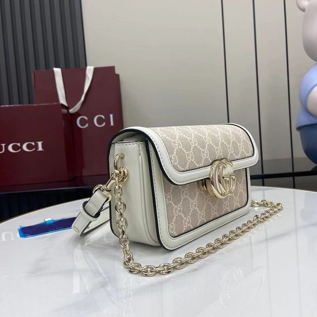 GG original fabric go small shoulder bag 826761 beige