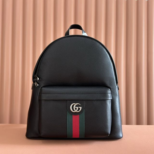 GG original calfskin ophidia medium backpack 834466 black