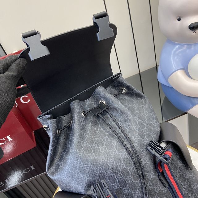 GG original fabric medium backpack 495563 black