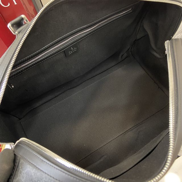 GG original fabric savoy medium duffle bag 474131 black